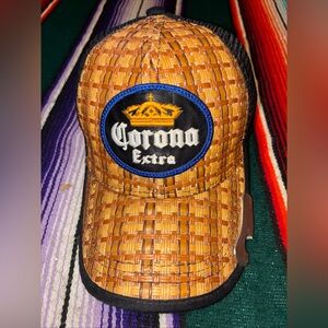Corona Extra Straw Trucker Hat w Bottle Opener 🍺
